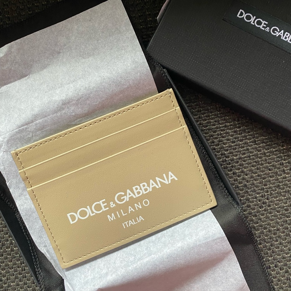 Dolce & Gabbana (D&G) cardholder BNIB, beige/tan